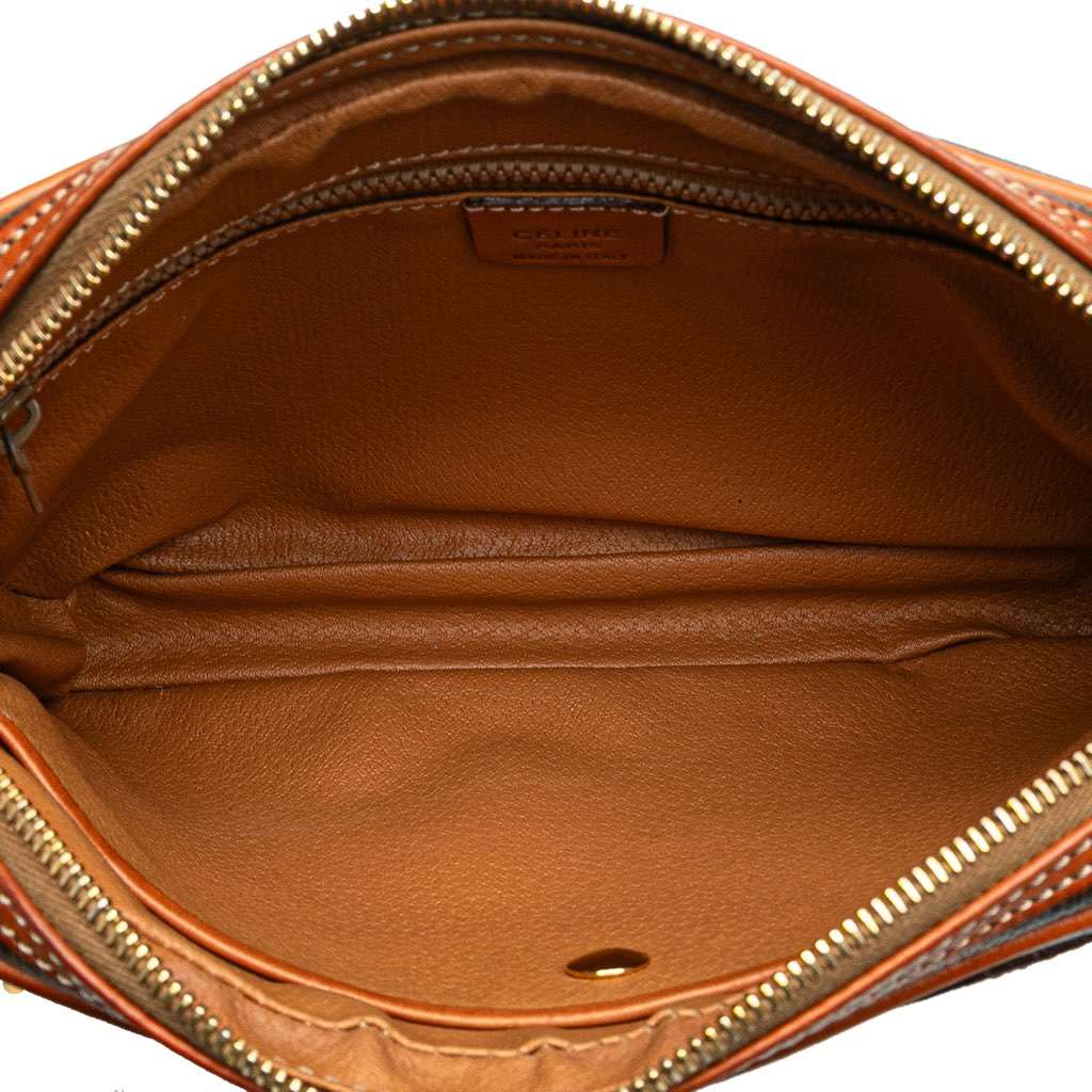 Celine Macadam Coated Canvas Clutch - 4