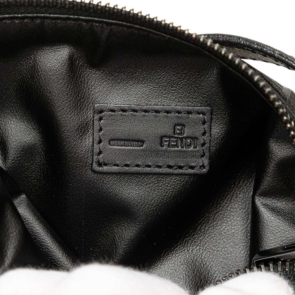 Fendi Zucchino Canvas Handbag - Side view