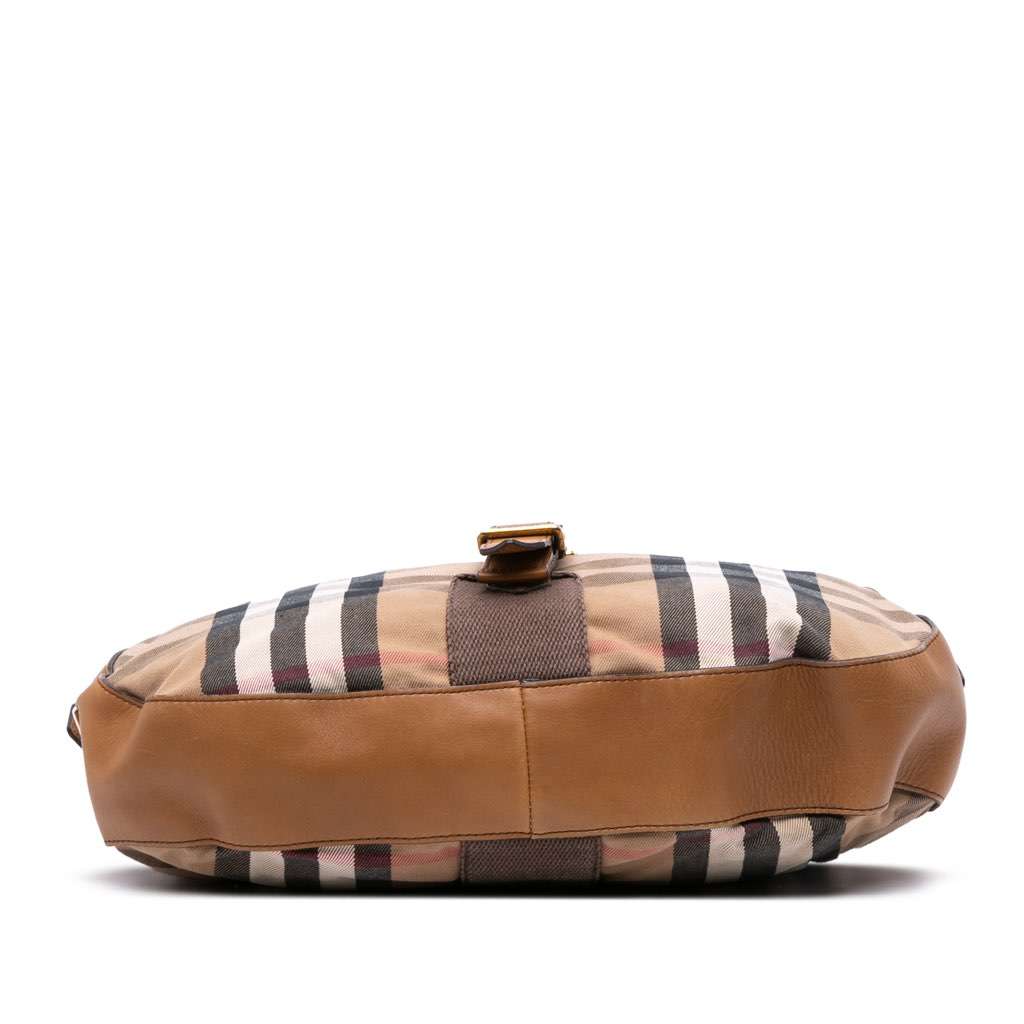 Burberry House Check Canvas Ashwood Hobo - 3