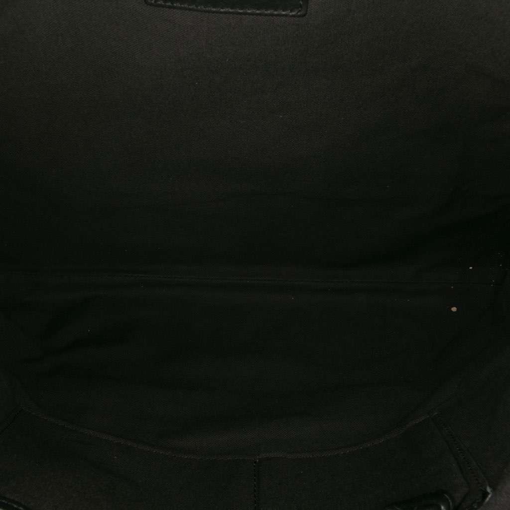 Burberry House Check Trimmed Leather Big Crush Convertible Tote - 4