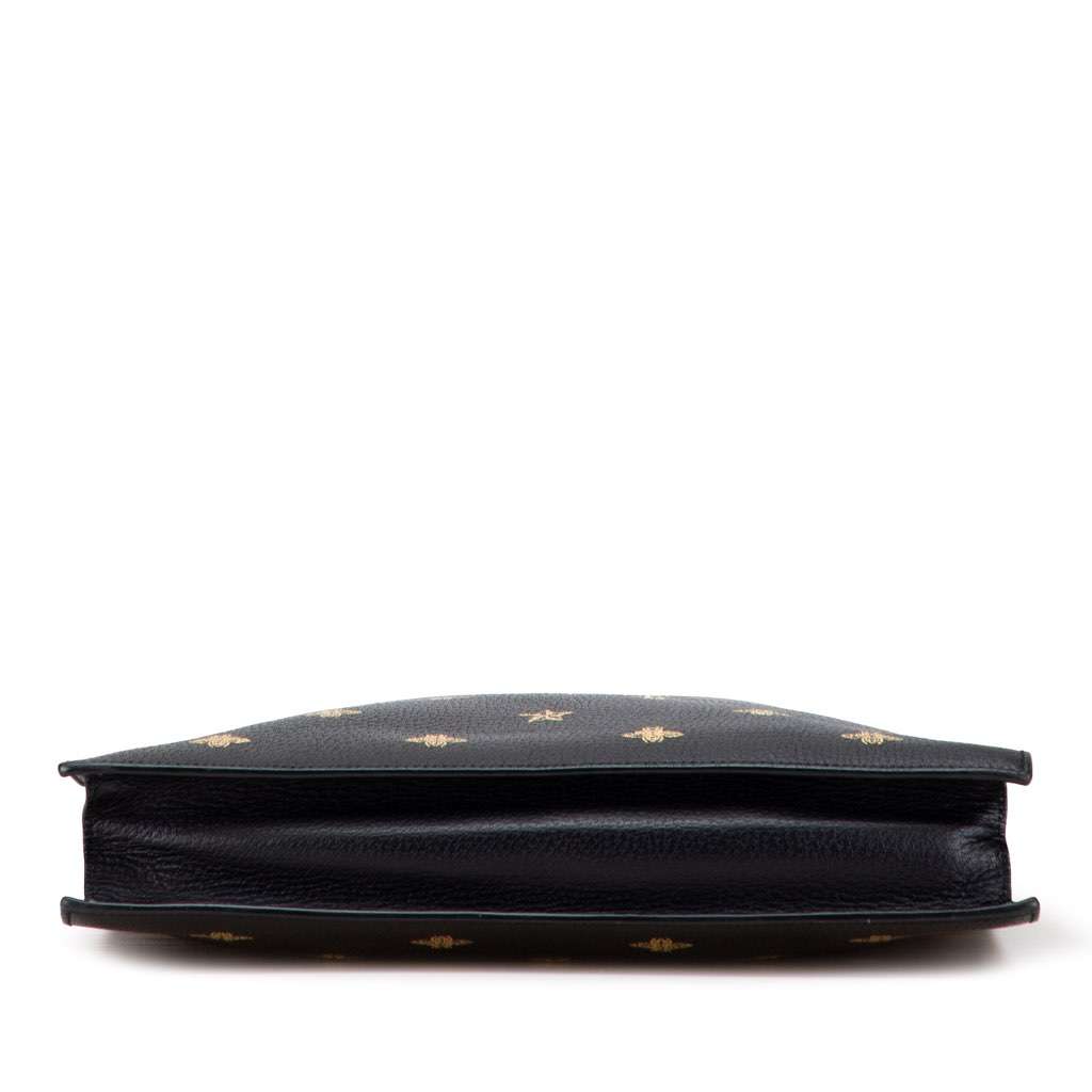 Gucci Grained Calfskin Bee Star Vertical Tote - 3