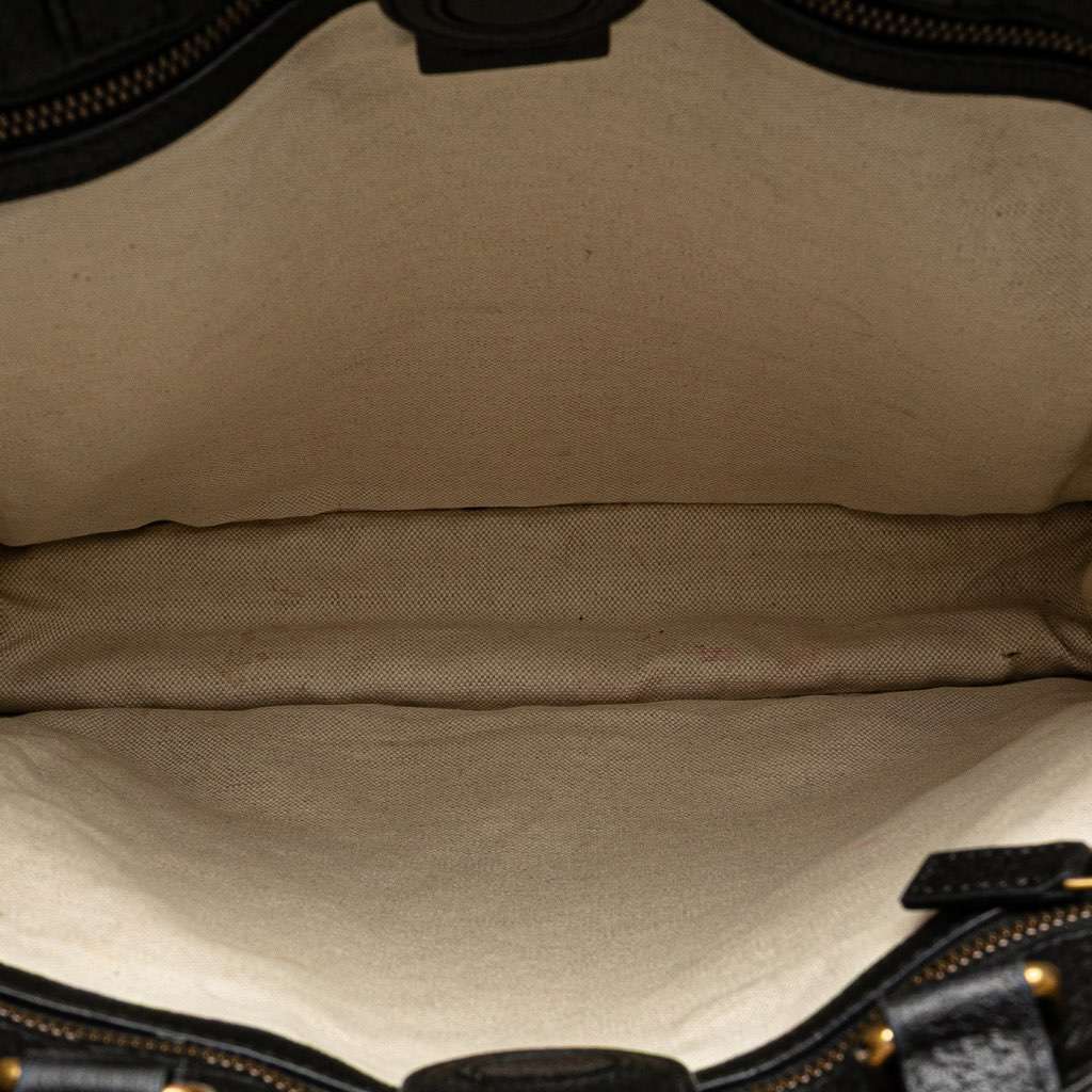 Gucci Grained Calfskin Bee Star Vertical Tote - 4