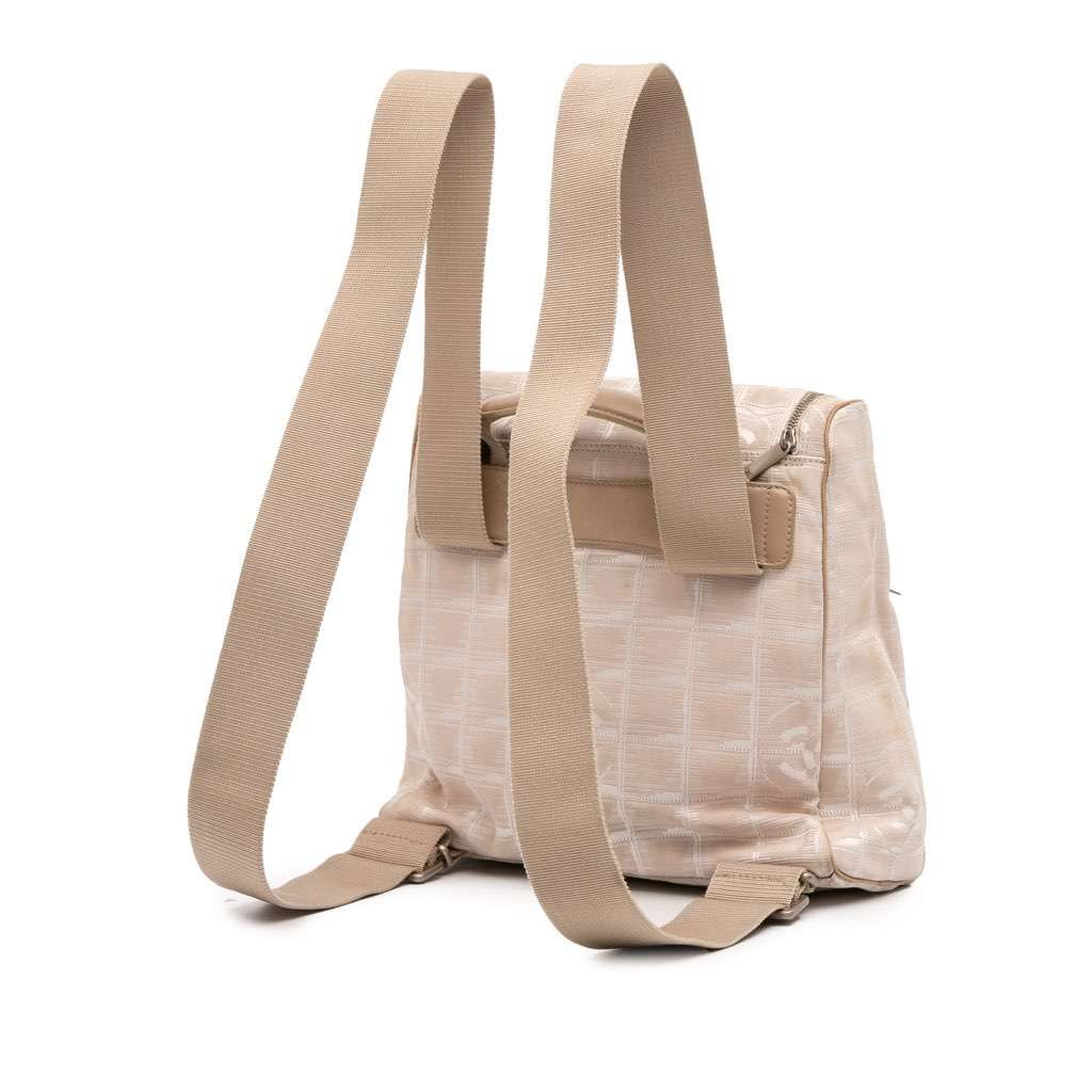 Chanel New Travel Line Nylon Backpack - Back view