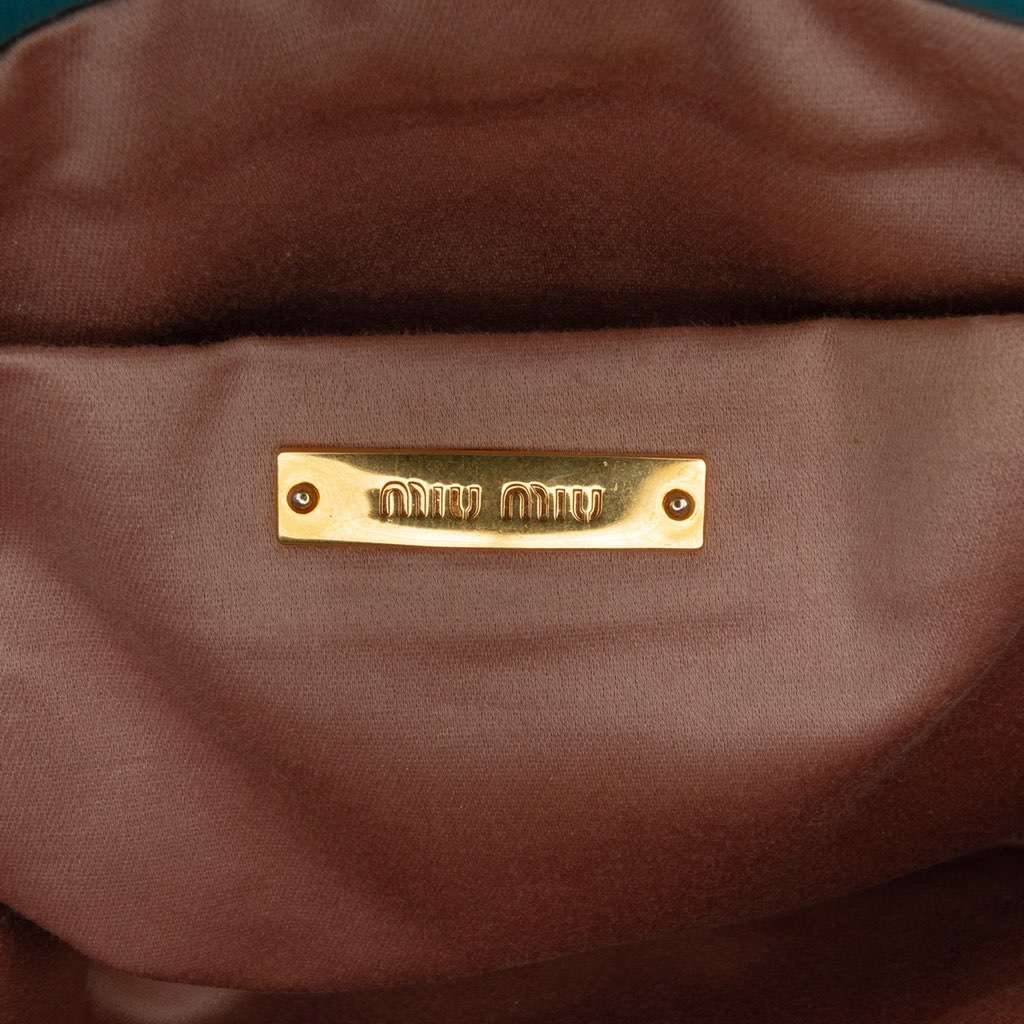Miu Miu Matelasse Lambskin Shoulder Bag - Detail 1