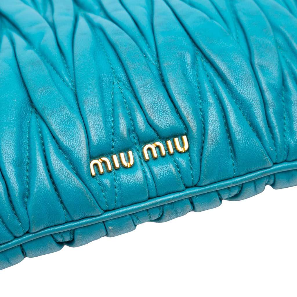 Miu Miu Matelasse Lambskin Shoulder Bag - Detail 2