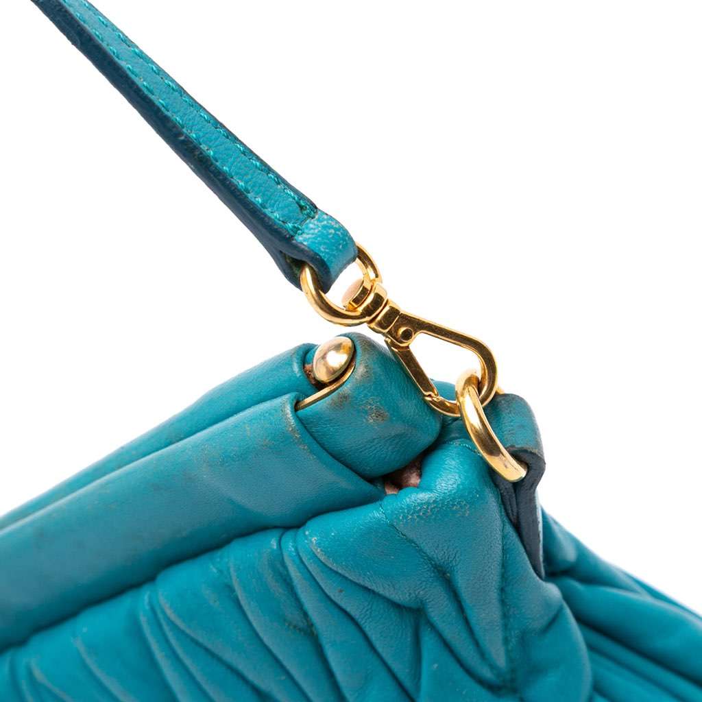 Miu Miu Matelasse Lambskin Shoulder Bag - Image 10