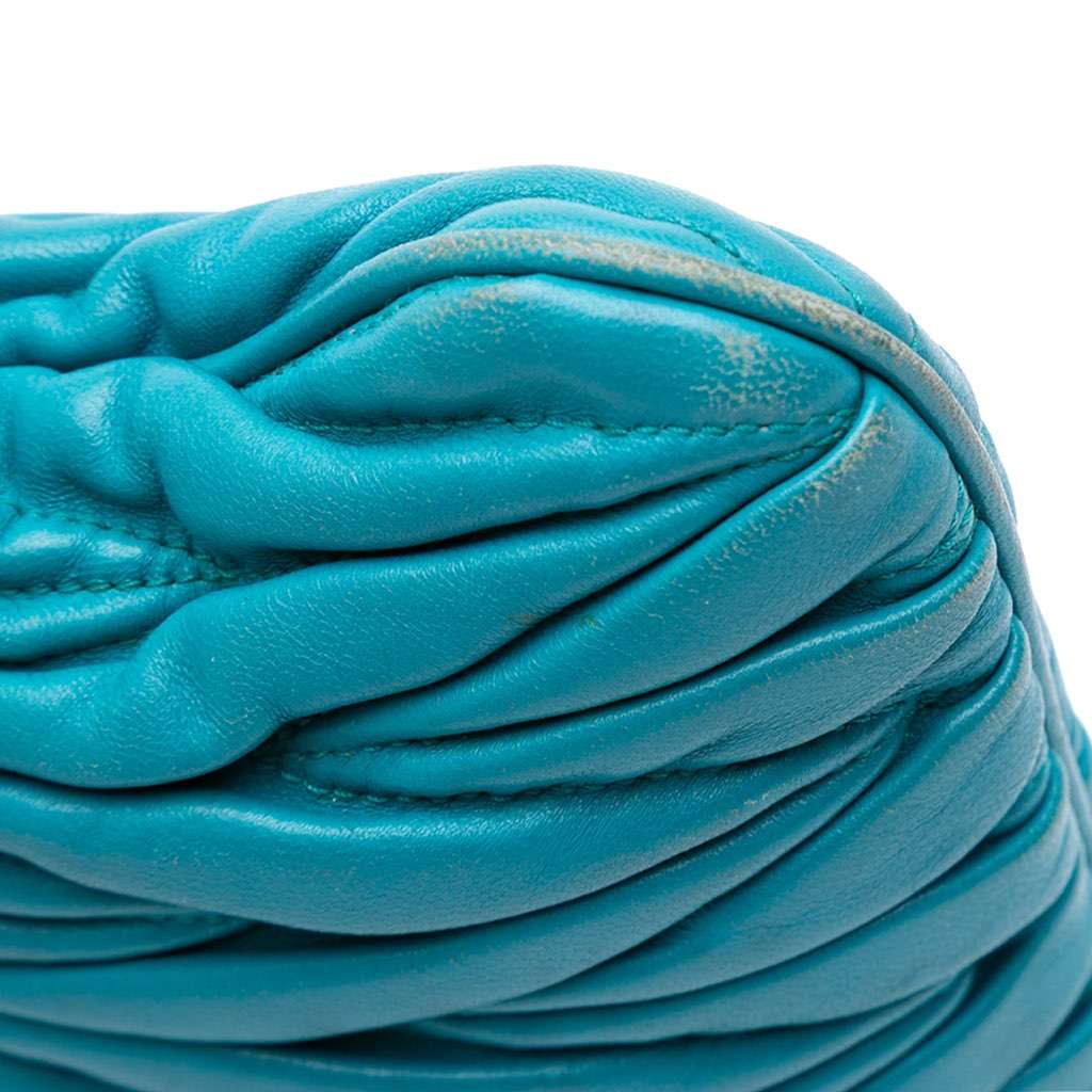 Miu Miu Matelasse Lambskin Shoulder Bag - Image 11