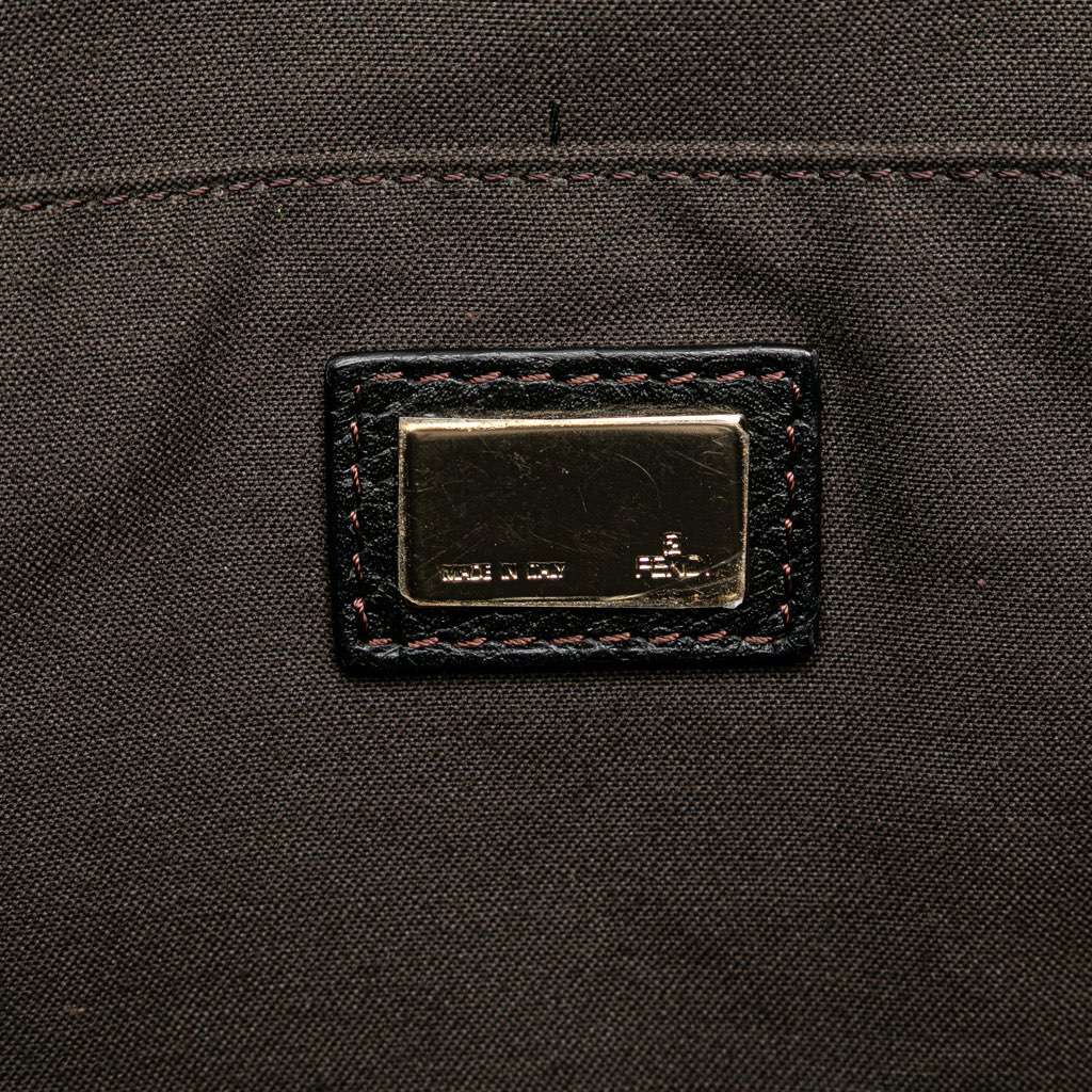 Fendi Zucchino Canvas Tote - Side view