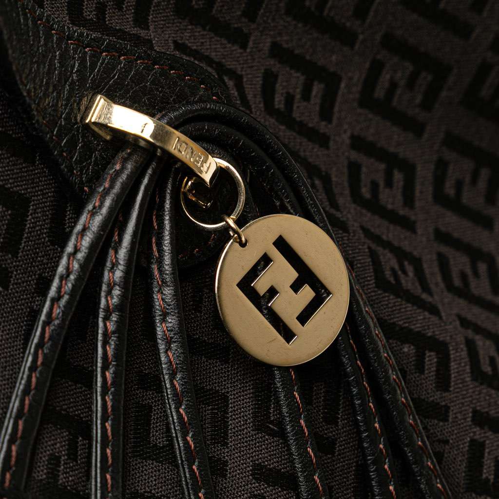 Fendi Zucchino Canvas Tote - Image 11