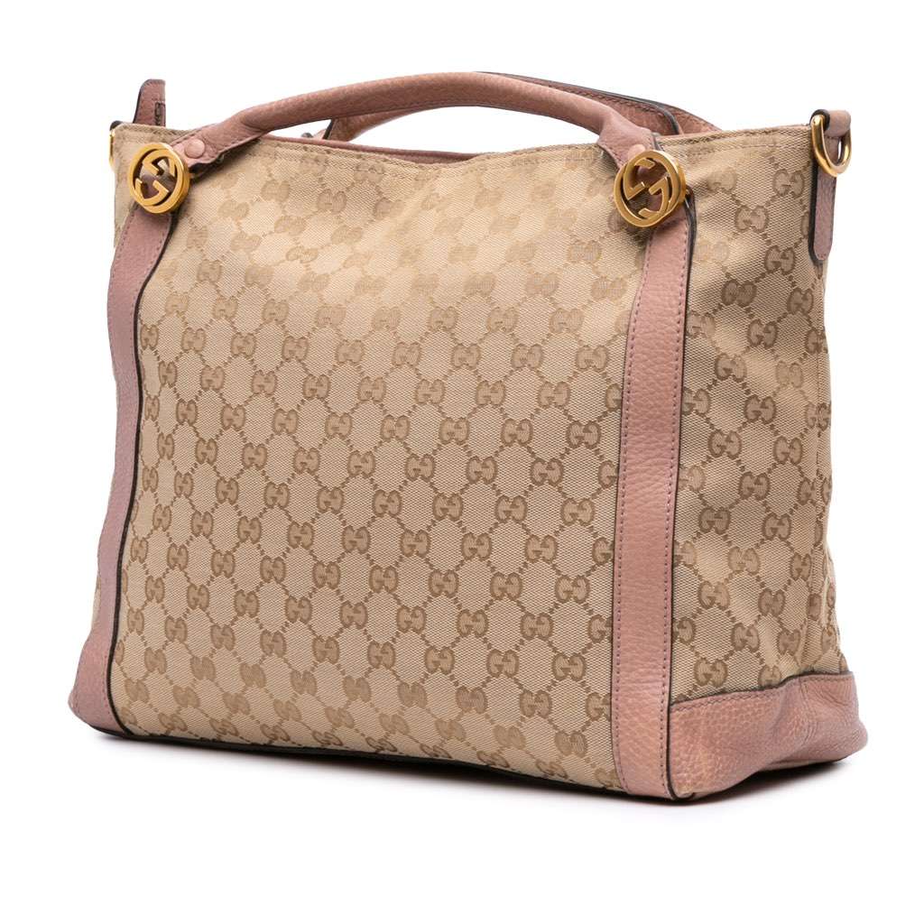Gucci GG Canvas Miss GG Satchel - Back view