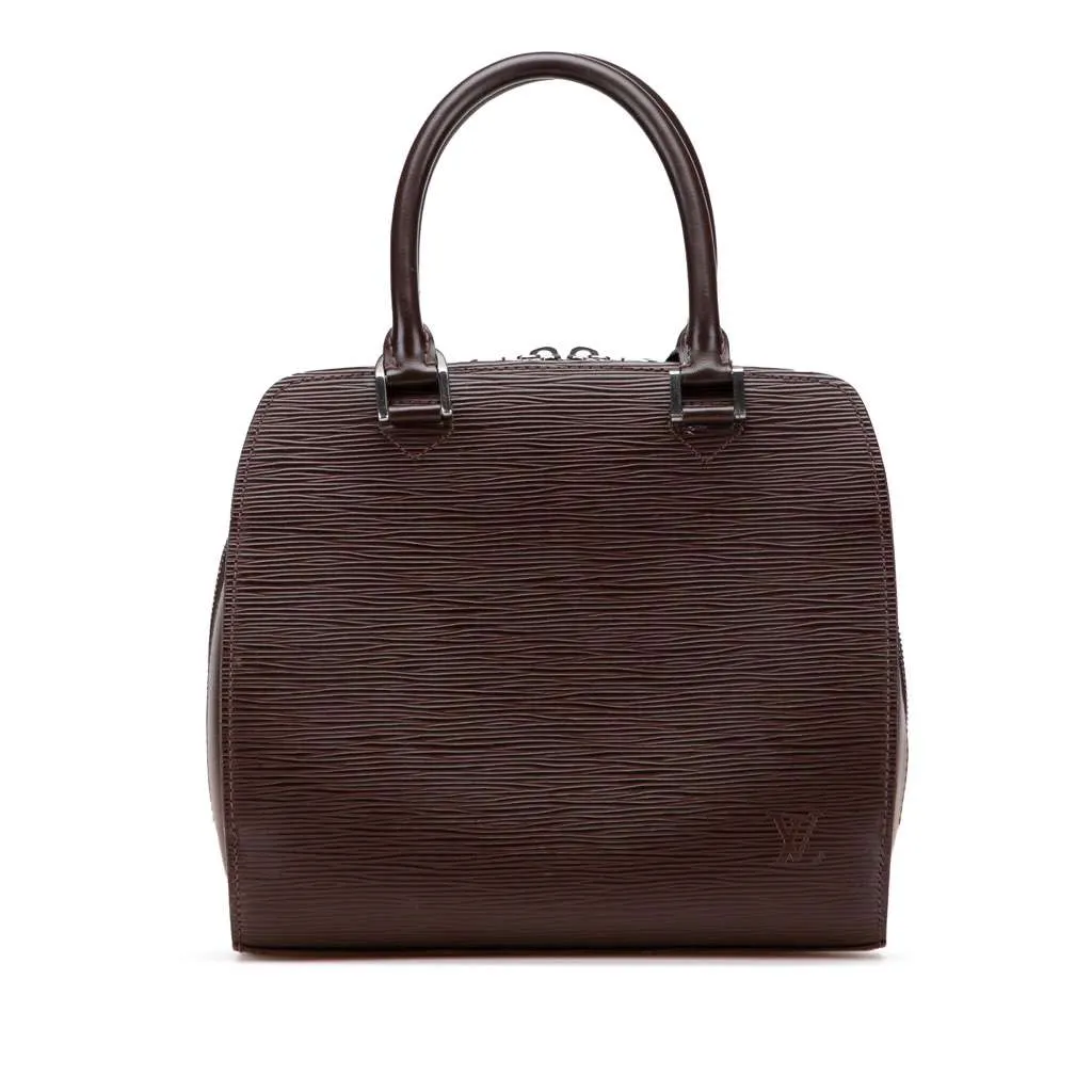 Louis Vuitton Epi Pont Neuf Brown Leather Good - Front View