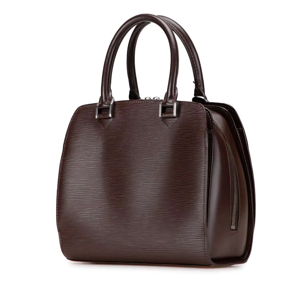 Louis Vuitton Epi Pont Neuf Brown Leather Good - Back View
