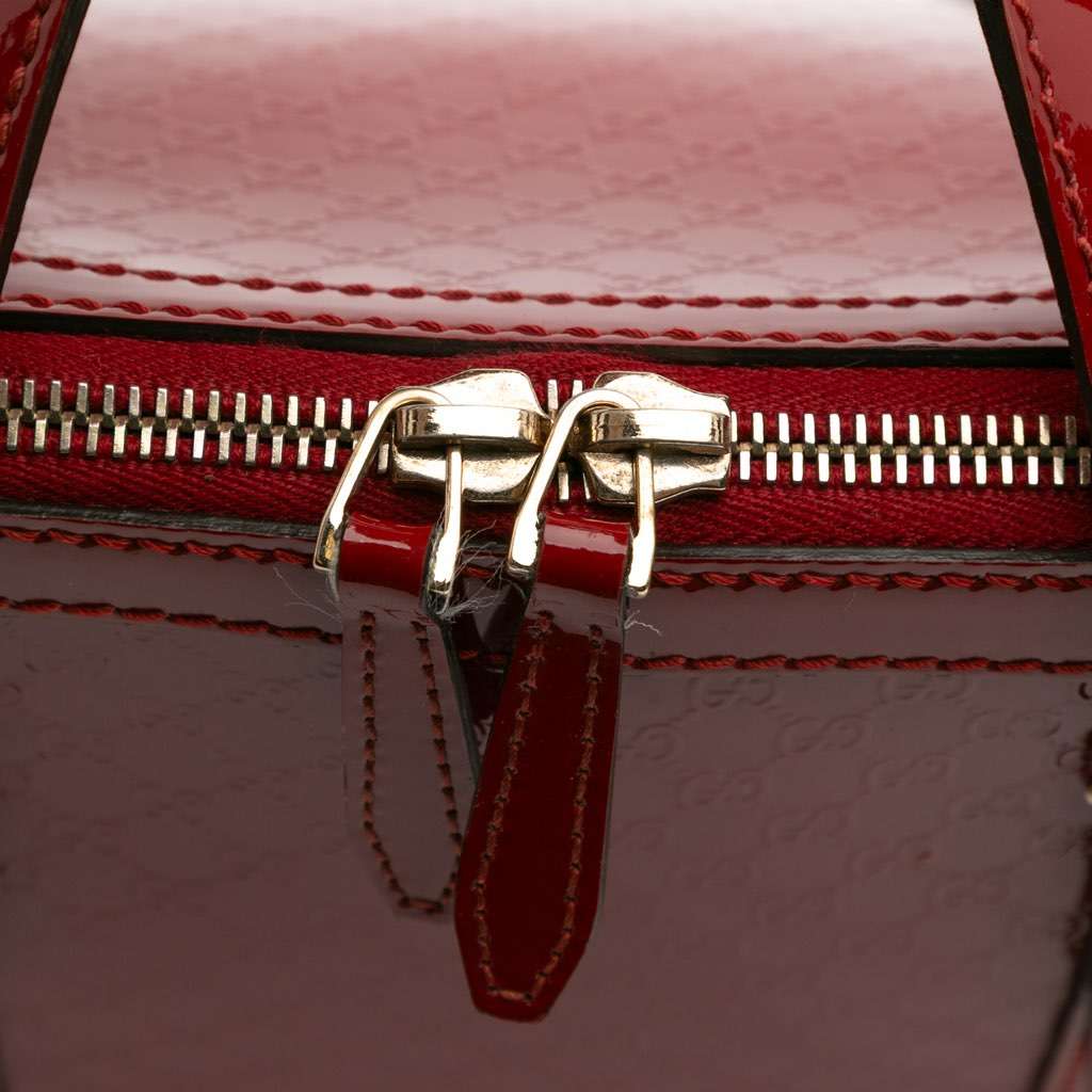 Gucci Large Microguccissima Patent Nice Dome Top Handle Bag - Image 13