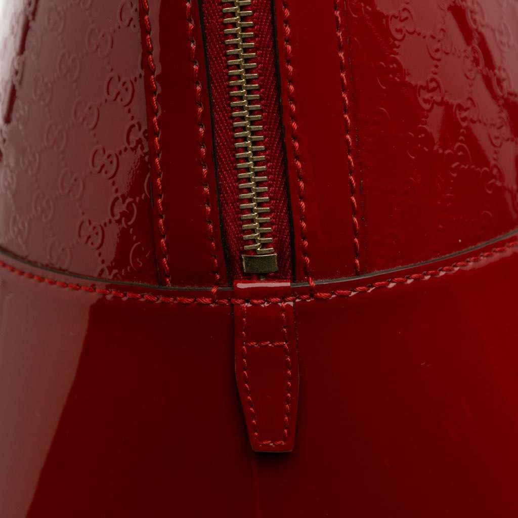 Gucci Large Microguccissima Patent Nice Dome Top Handle Bag - Image 10