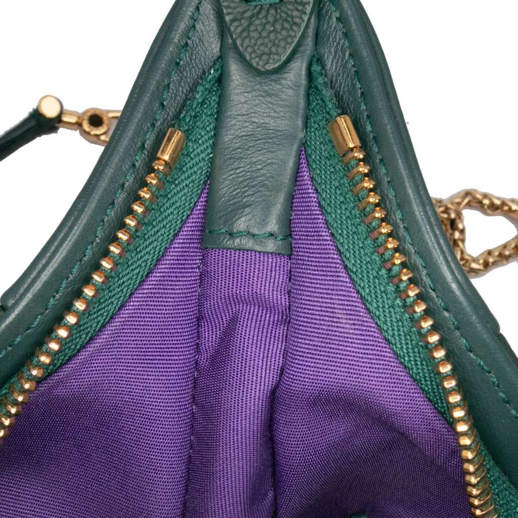 Bvlgari Small Leather Serpenti Ellipse Satchel - Detail 2