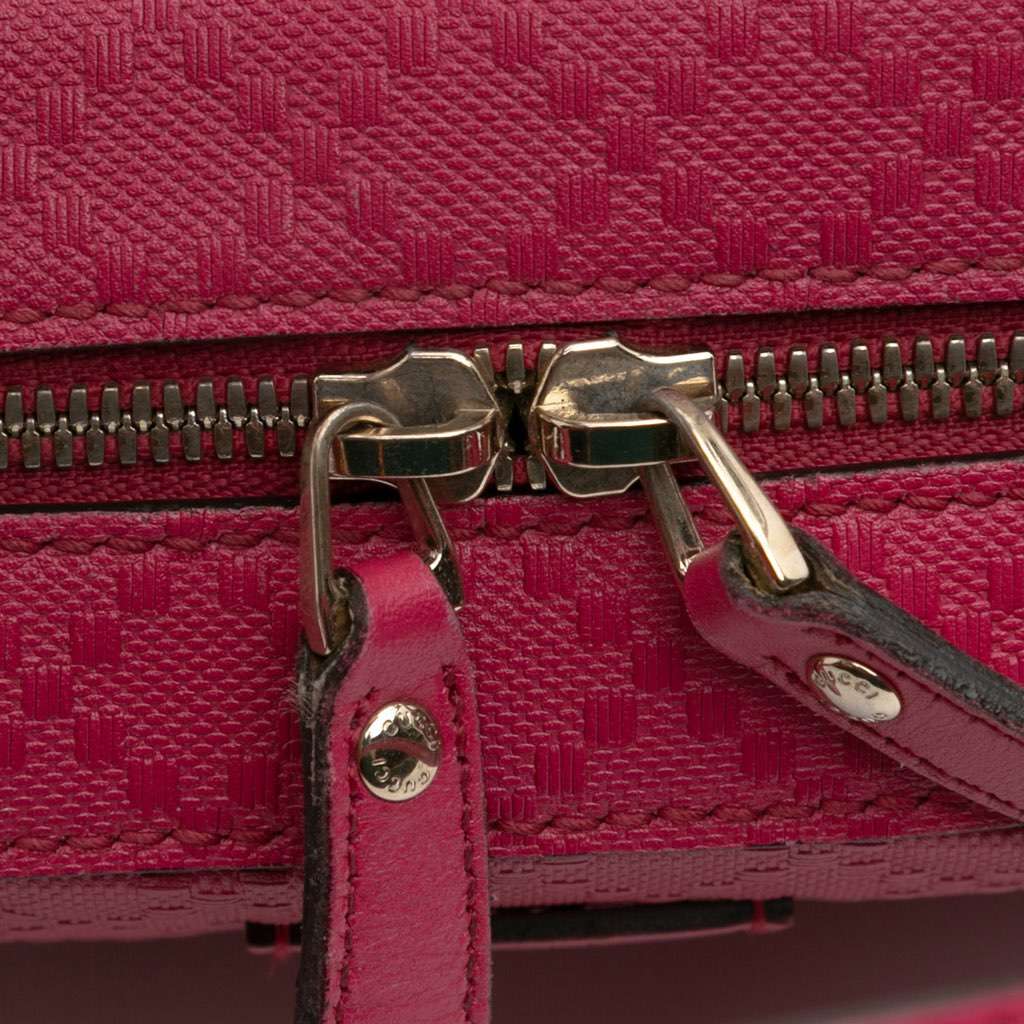 Gucci Diamante Bright Leather Satchel - Detail 2