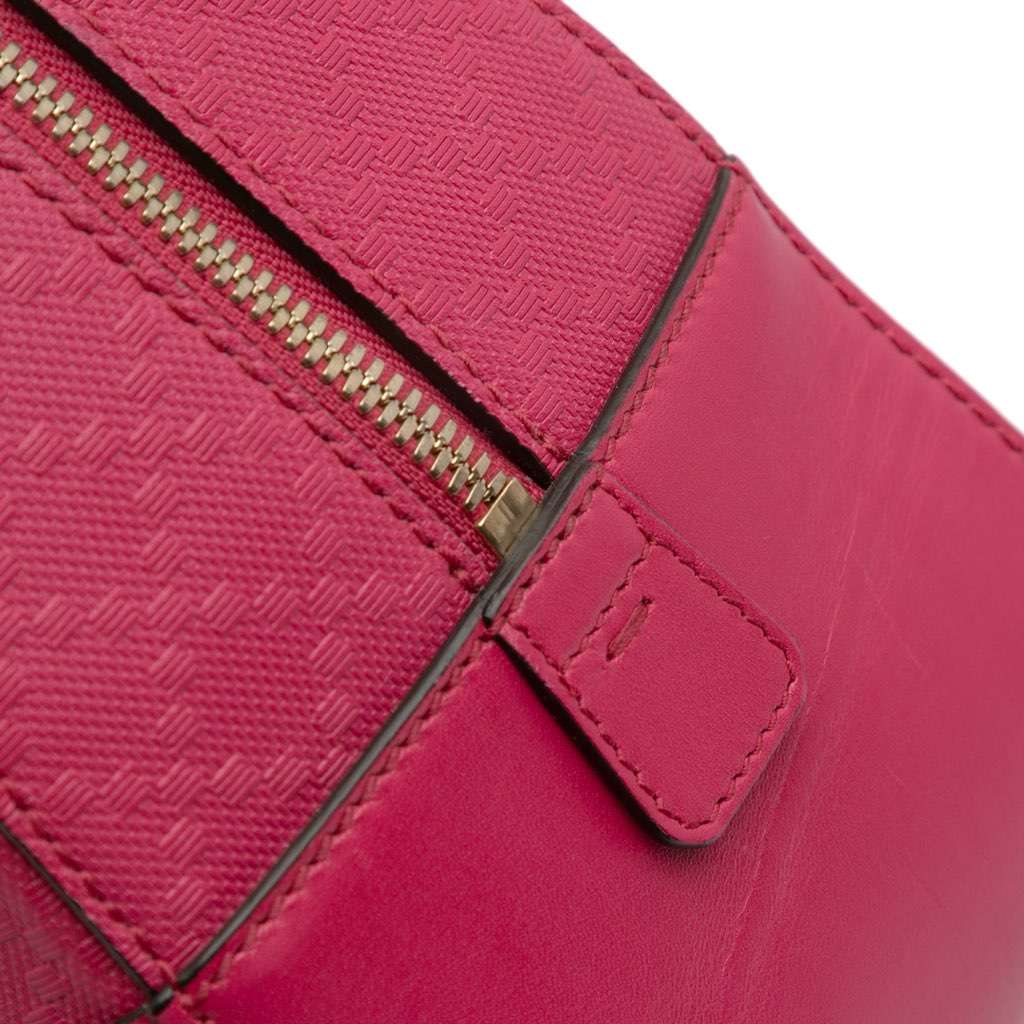 Gucci Diamante Bright Leather Satchel - Image 10