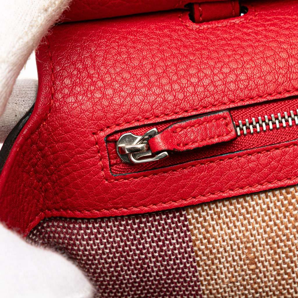 Gucci Small Leather Bamboo Daily Satchel - Side view