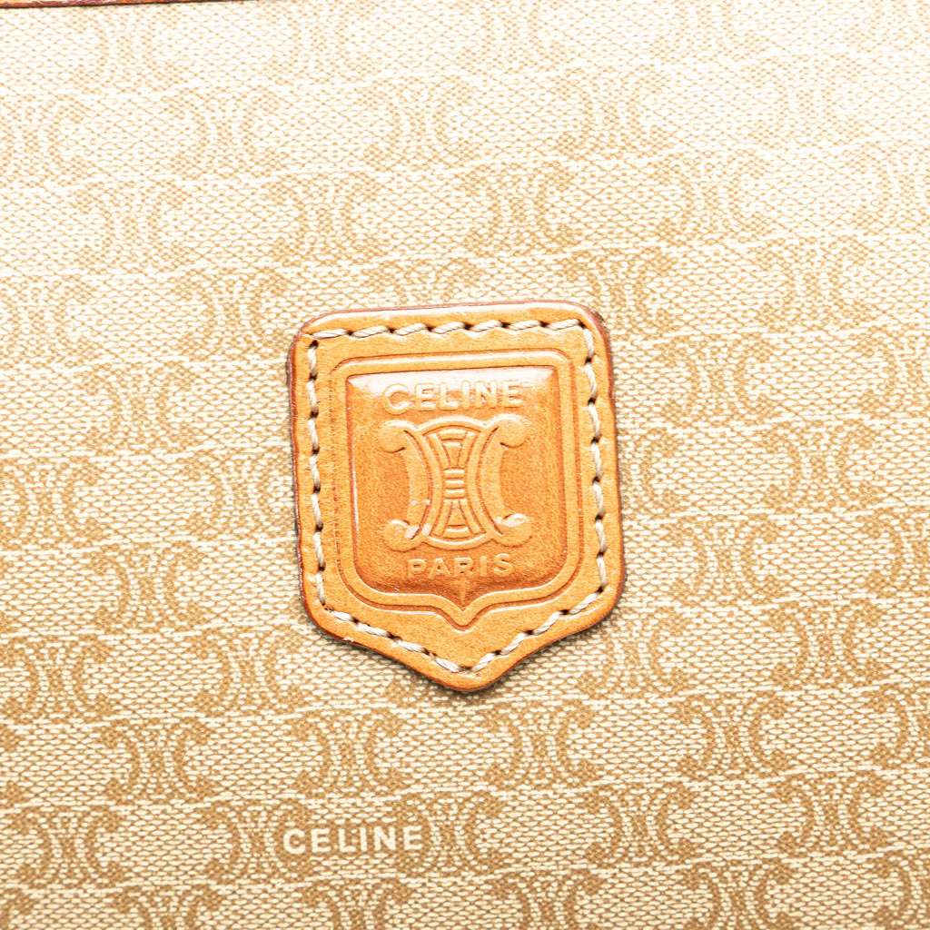 Celine Macadam Coated Canvas Clutch - Image 11