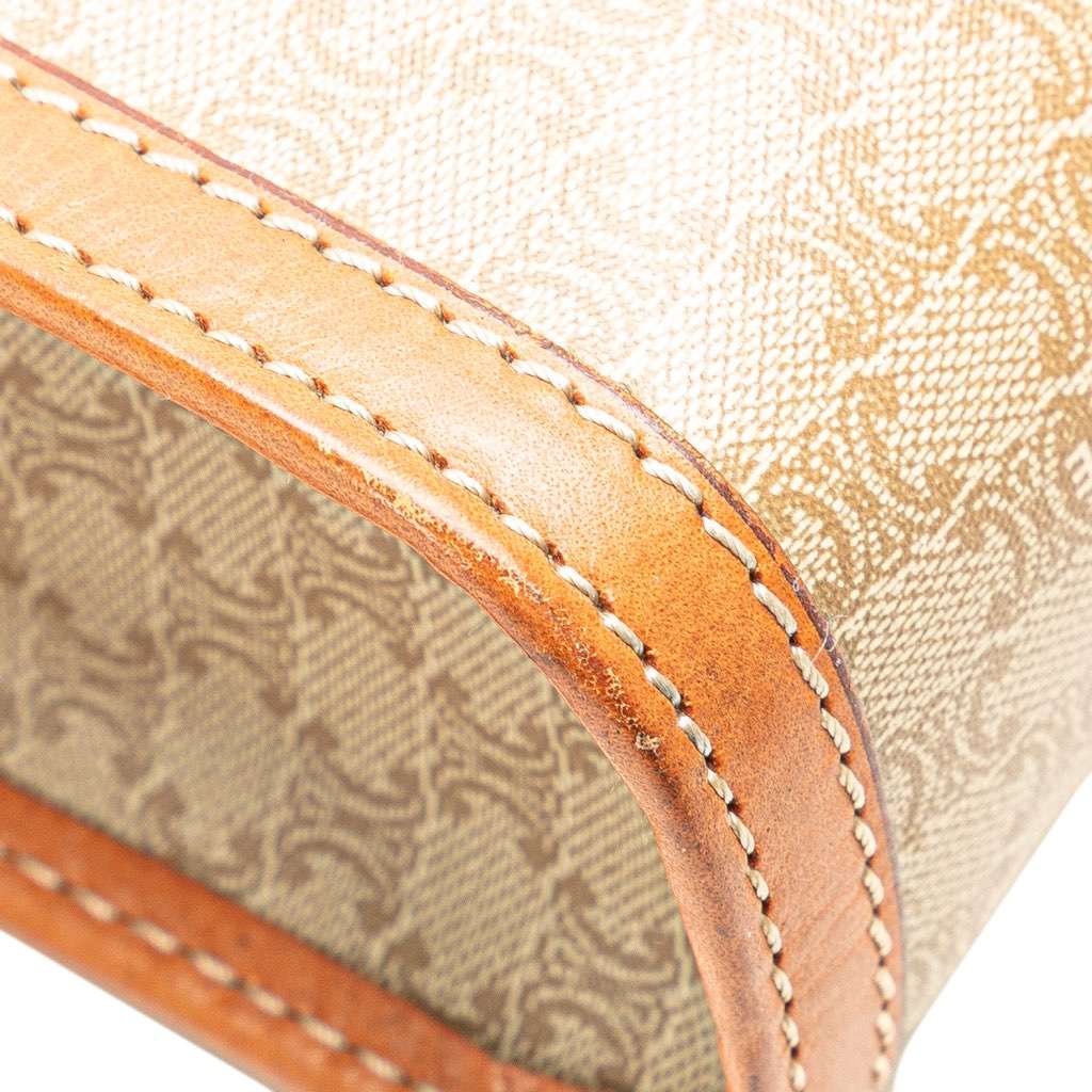 Celine Macadam Coated Canvas Clutch - Image 12