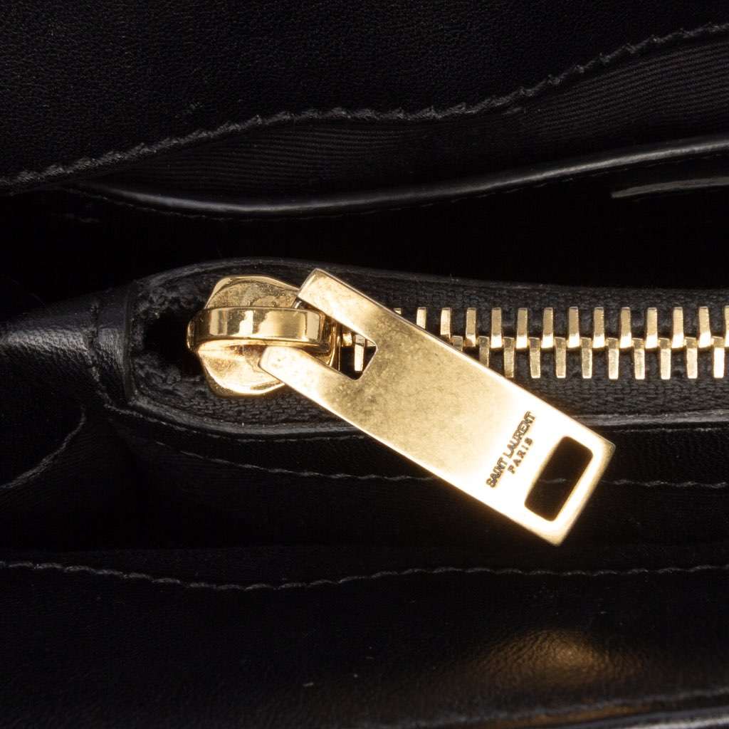 Saint Laurent Small Matelasse Velvet Monogram LouLou Crossbody - Detail 2