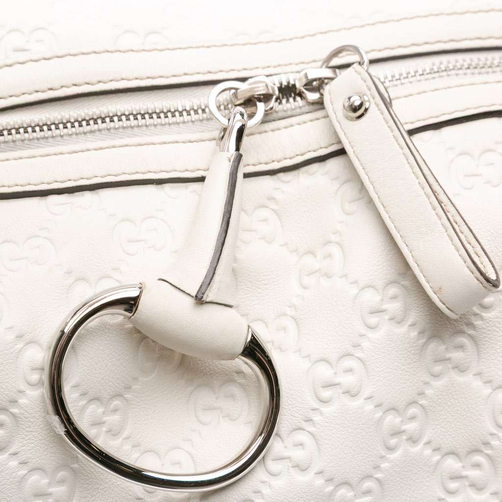 Gucci Large Guccissima Icon Bit Hobo - Image 11