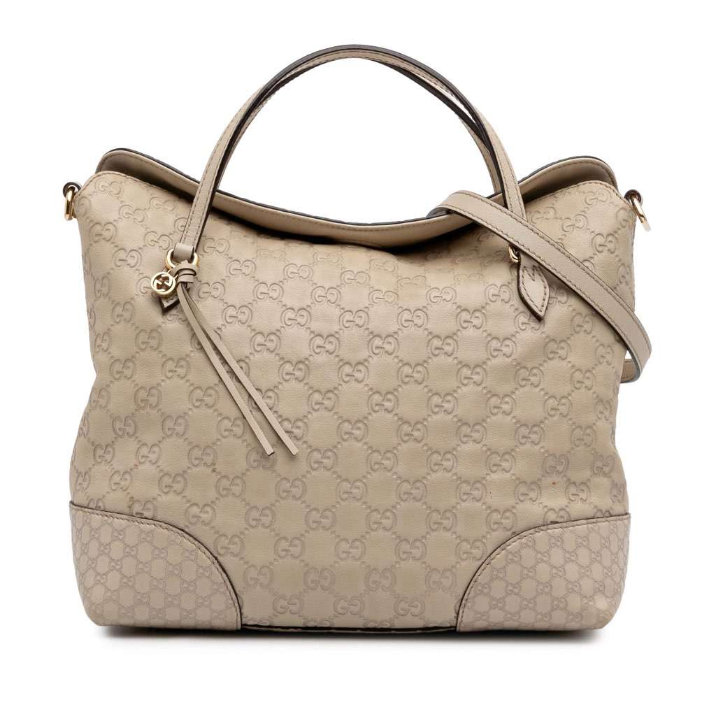 Gucci Medium Guccissima Bree Fold Over Tote