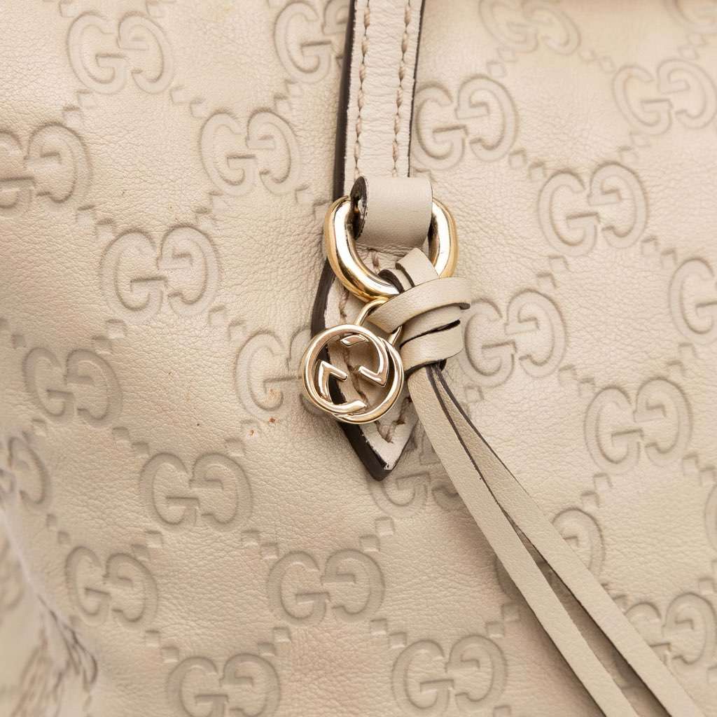 Gucci Medium Guccissima Bree Fold Over Tote - Image 11