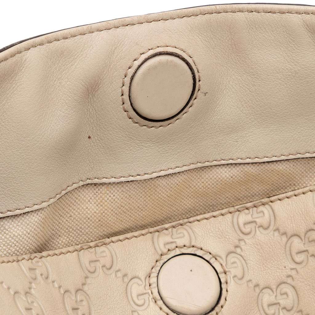 Gucci Medium Guccissima Bree Fold Over Tote - Image 12