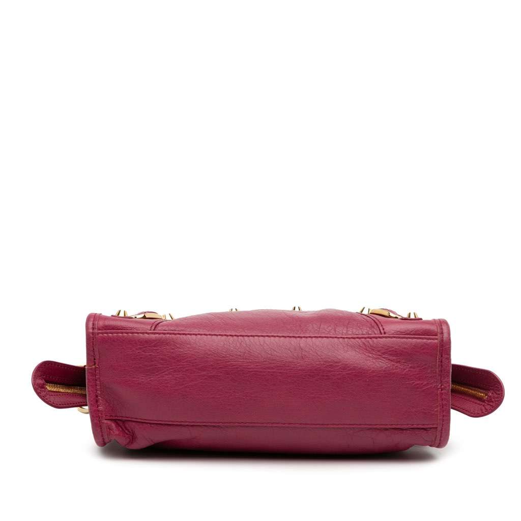 Balenciaga Mini Lambskin Motocross Classic City Satchel - 3