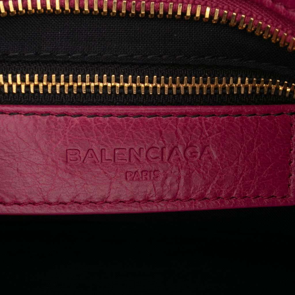 Balenciaga Mini Lambskin Motocross Classic City Satchel - 5