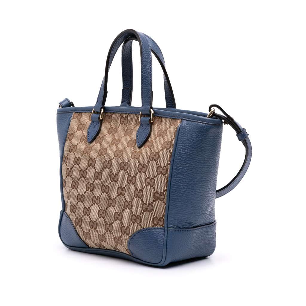 Gucci Small GG Canvas Bree Satchel - Back view