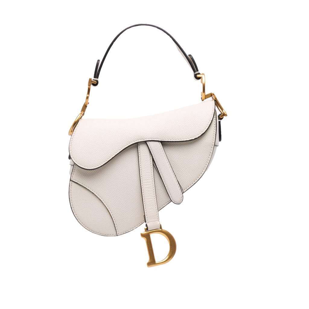 Dior Mini Grained Calfskin Saddle Bag