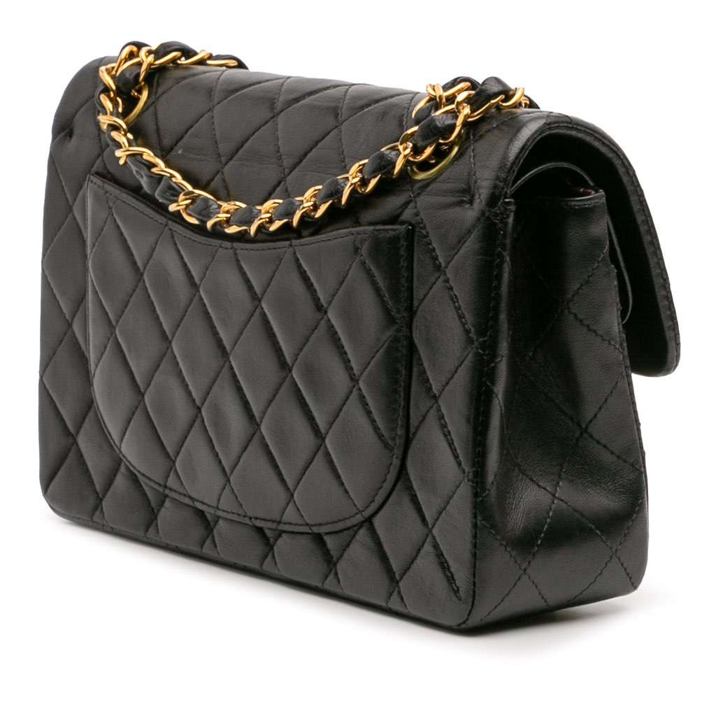 Chanel Small Classic Lambskin Double Flap - 2