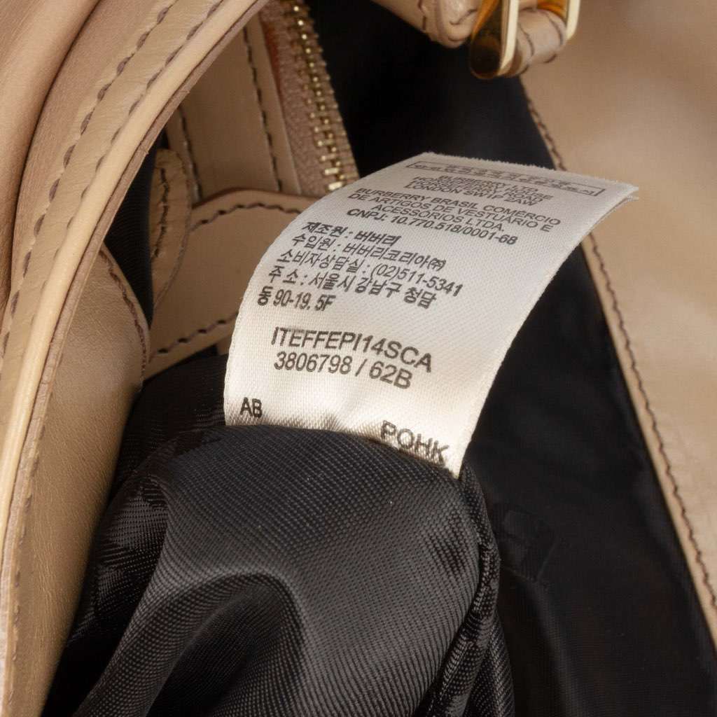 Burberry Leather Gosford Bridle Satchel - Side view