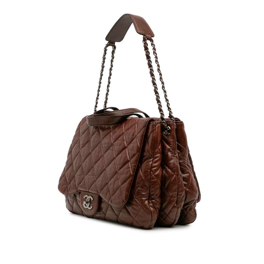 Chanel Maxi Quilted Lambskin 3 Tote - 2