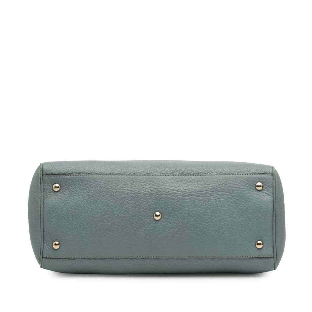 Gucci Medium Calfskin Bamboo Shopper Satchel - 3