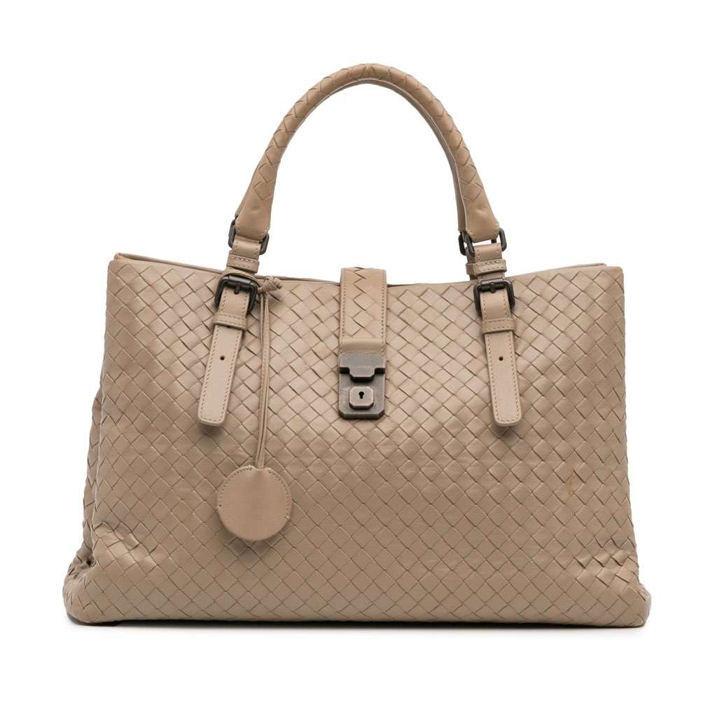 Bottega Veneta Medium Nappa Intrecciato Roma Tote