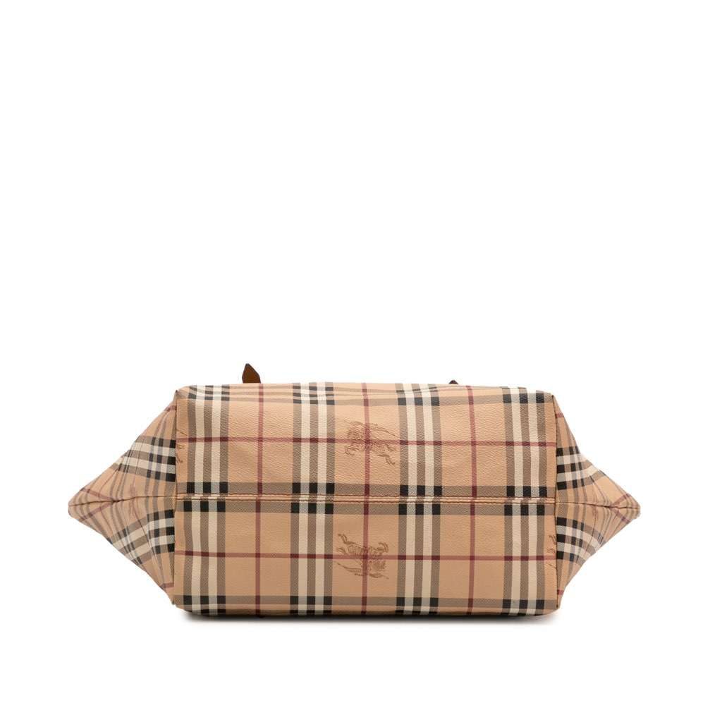 Burberry Medium Haymarket Check Coated Canvas Salisbury Tote - Image 6