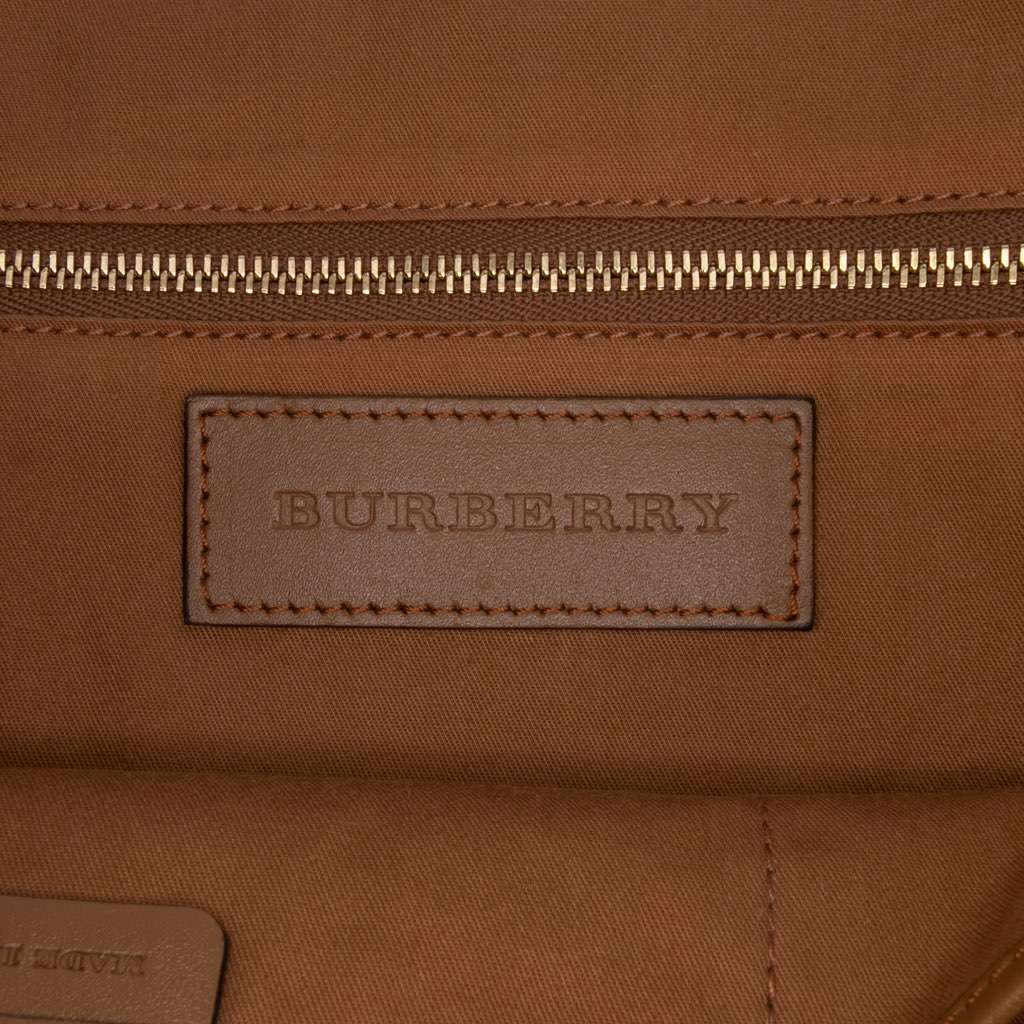 Burberry Medium Haymarket Check Coated Canvas Salisbury Tote - Side view