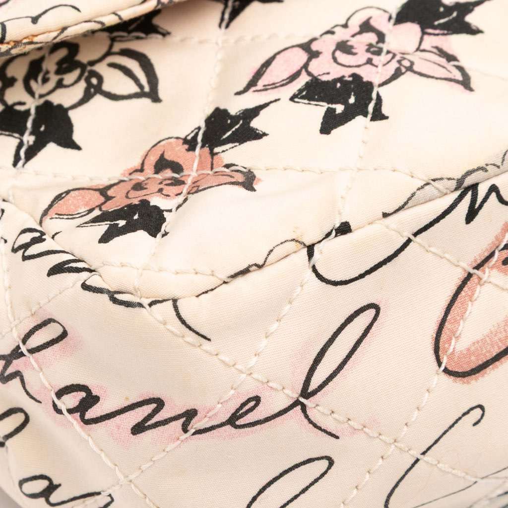 Chanel Small Quilted Nylon Printed Rue Cambon Flap - Image 10