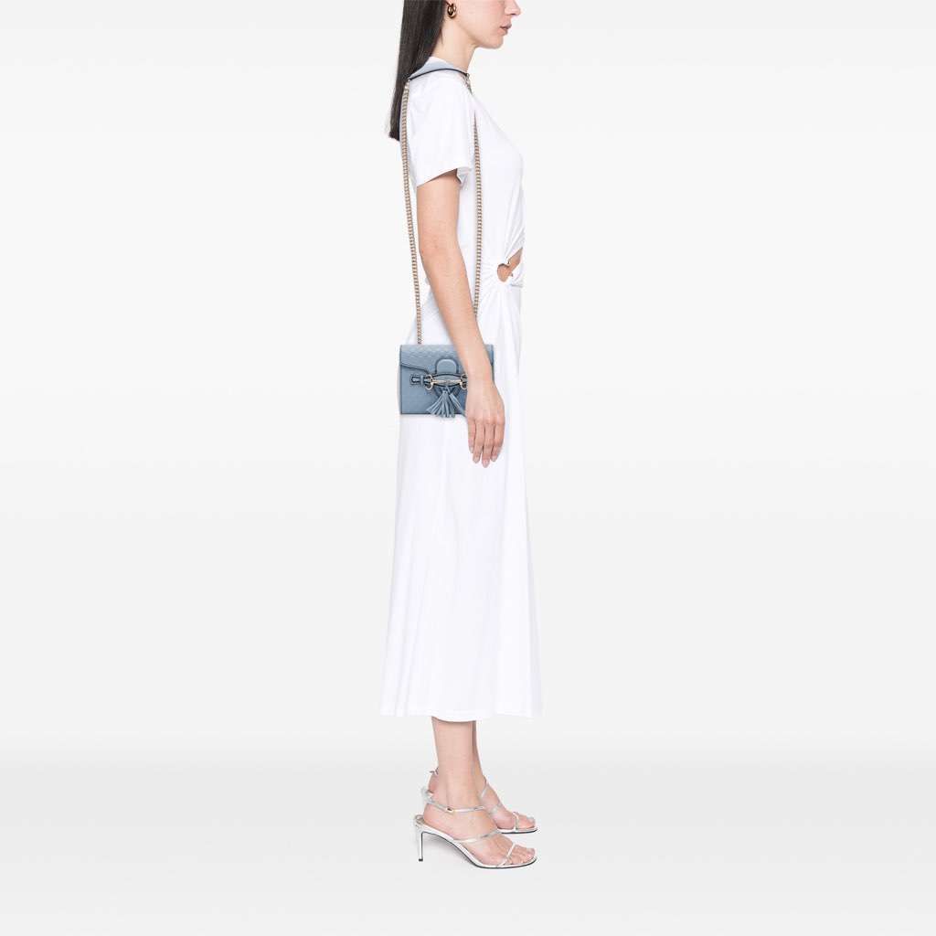 Gucci Mini Microguccissima Emily Crossbody - Image 13