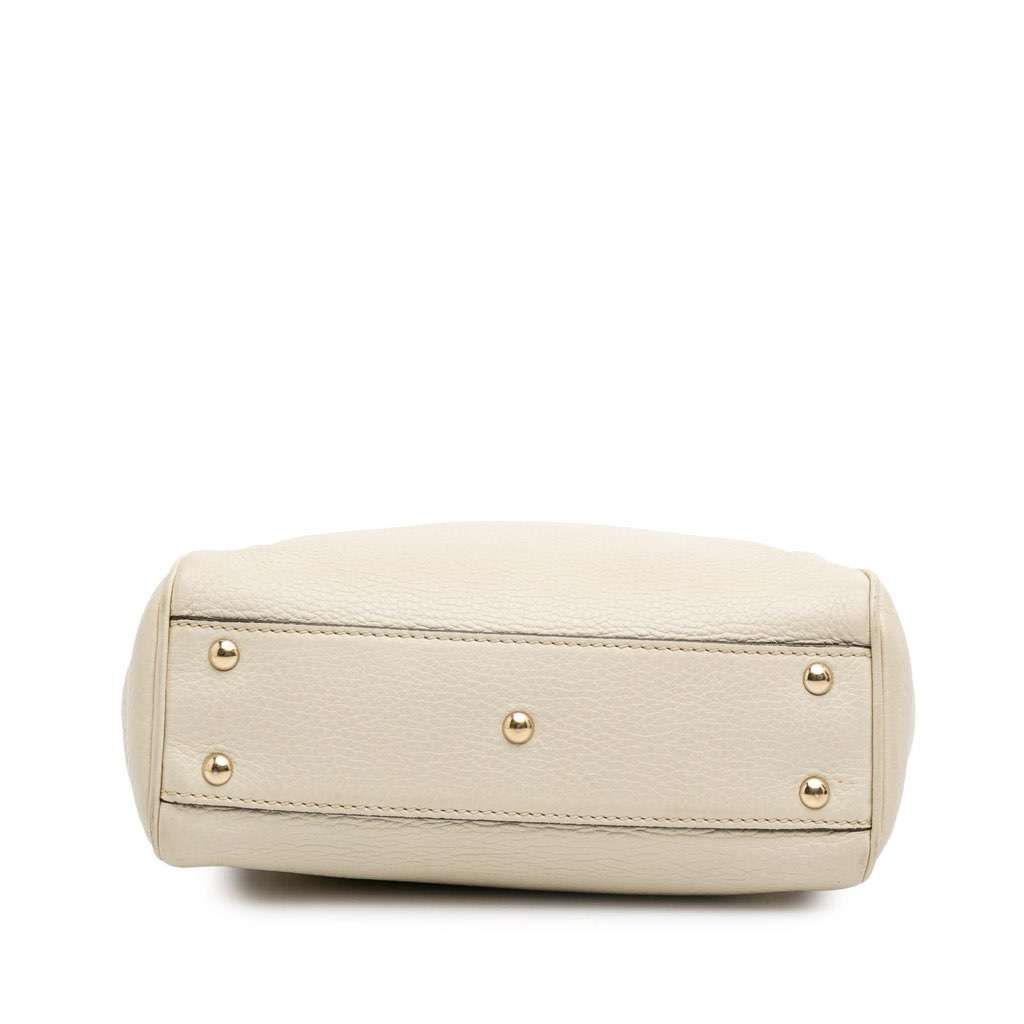 Gucci Mini Calfskin Bamboo Shopper Satchel - 3