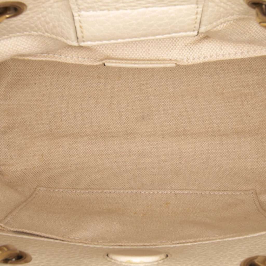 Gucci Mini Calfskin Bamboo Shopper Satchel - 4