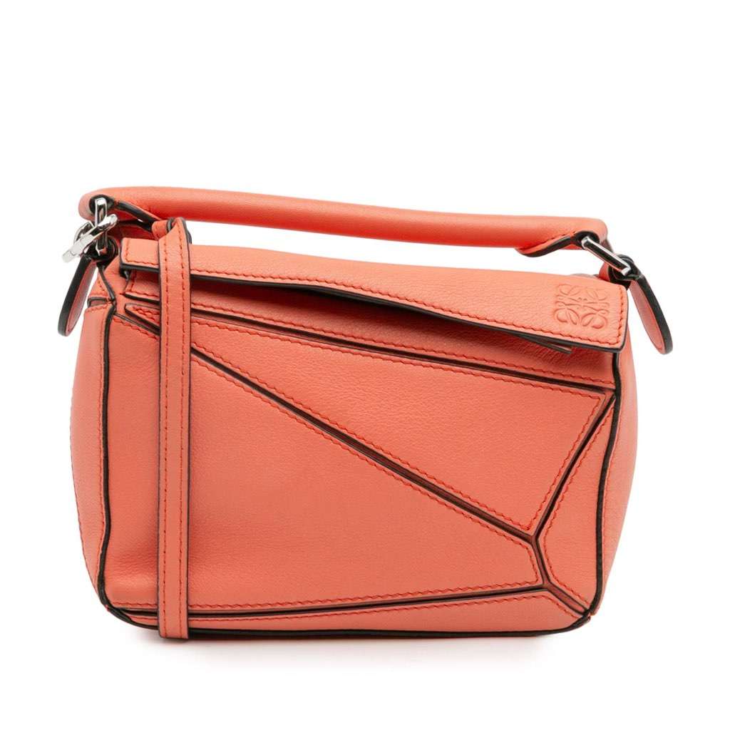 Loewe Mini Calfskin Puzzle Satchel