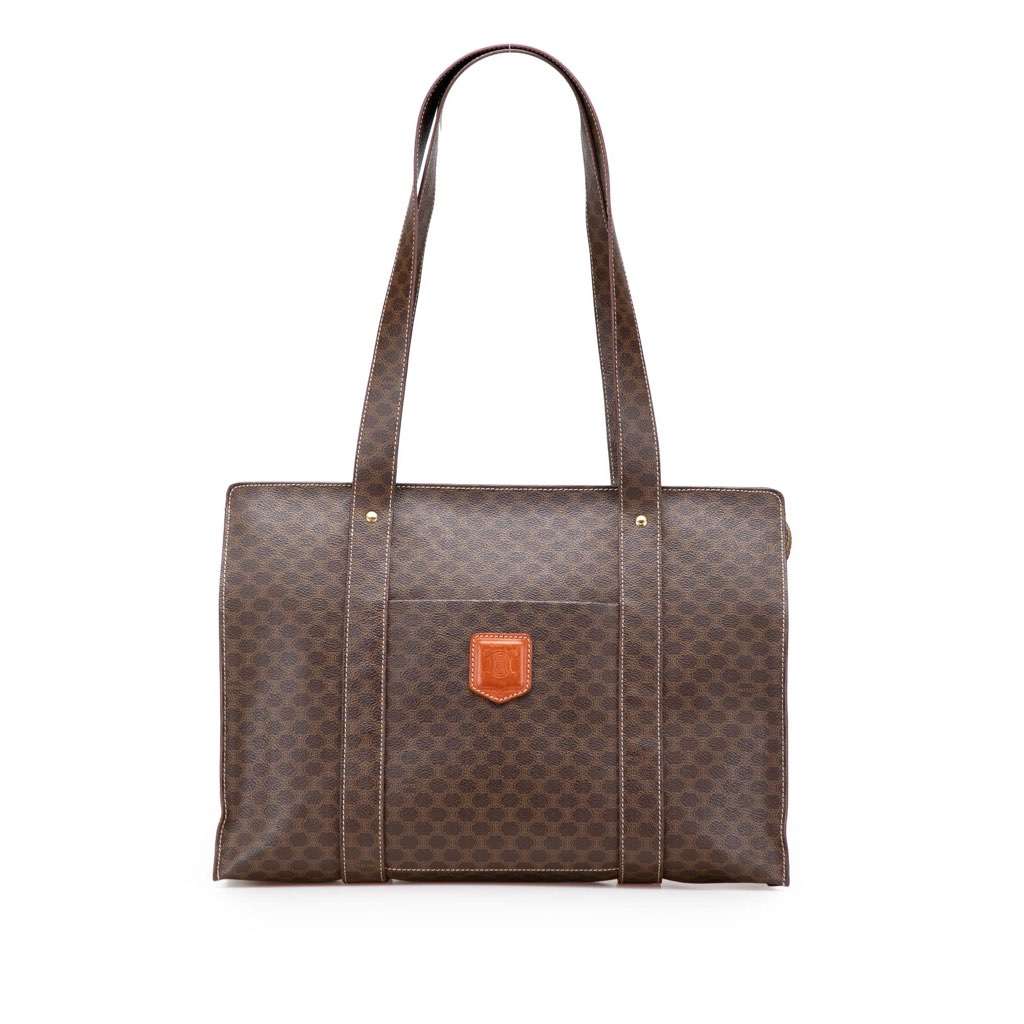 Celine Macadam Coated Canvas Tote