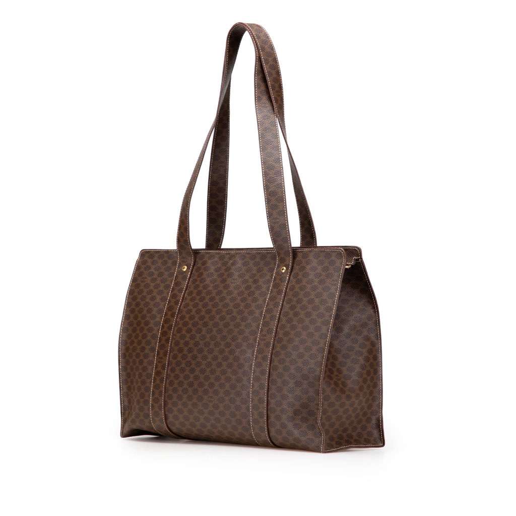 Celine Macadam Coated Canvas Tote - 2