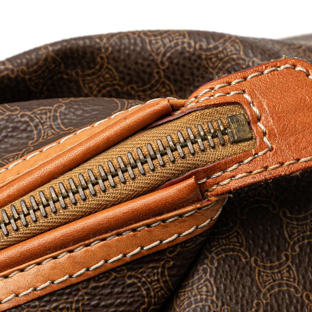 Celine Macadam Coated Canvas Clutch - Image 13