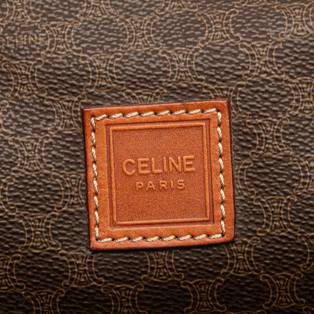 Celine Macadam Coated Canvas Clutch - Image 10