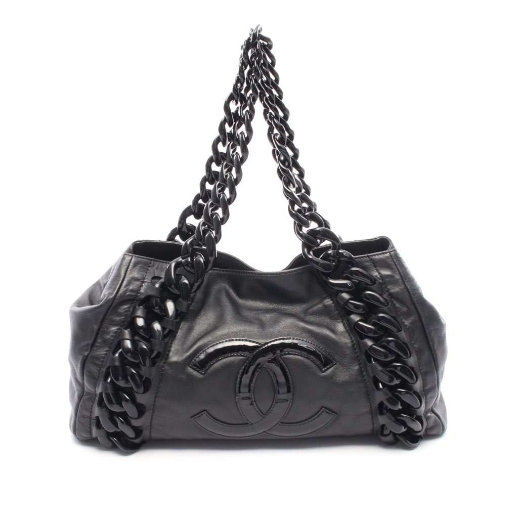 Chanel CC Calfskin Modern Chain Rhodoid East West Tote